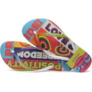 ⭐️NEW⭐️ Havaianas Pride Flip Flops